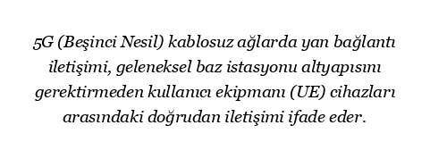 5G'de yan bağlantı nedir?