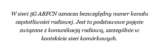Co to jest ARFCN w 5g?