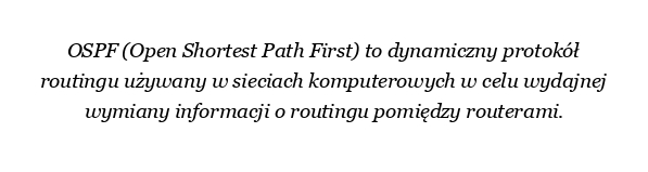 Co to jest OSPF i dlaczego się go używa?