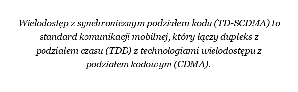 Co to jest tryb sieciowy TD-SCDMA?