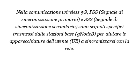 Cosa sono PSS e SSS nel 5G?