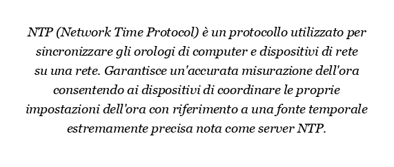 Cos'è l'NTP e come funziona?