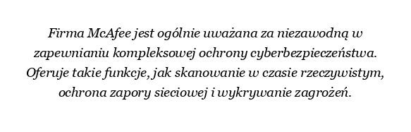 Jak niezawodny jest McAfee?
