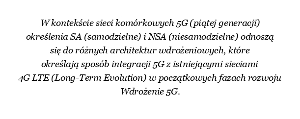 Jaka jest różnica między SA a NSA?