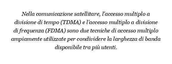 Quali sono i vantaggi di TDMA rispetto a FDMA nella comunicazione satellitare?