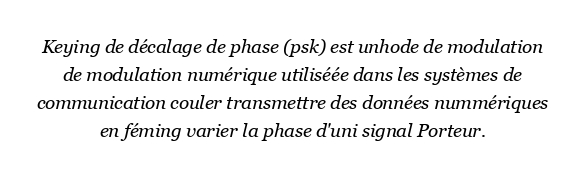 Qu'est-ce que la méthode PSK ?