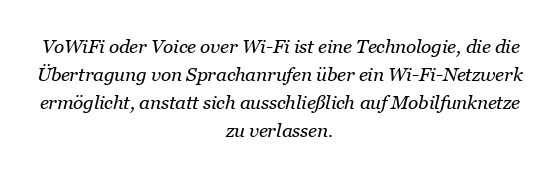 Was ist VoWiFi und wie funktioniert es?