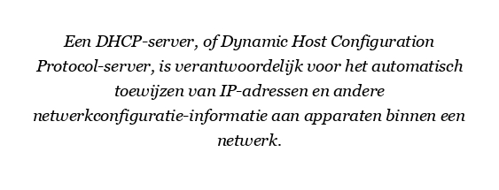 Wat is een DHCP-server en hoe werkt deze?
