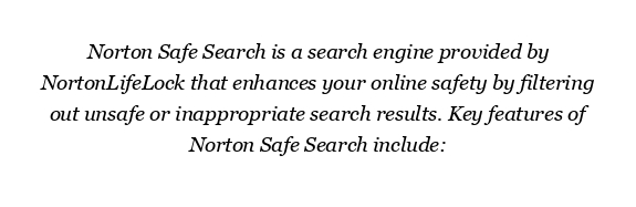 What is the difference between Norton Safe Search and Norton Safe Web?