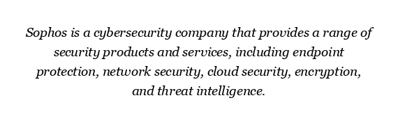 What is the difference between Sophos and firewall?