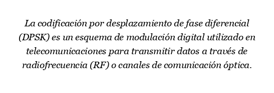 ¿Para qué se utiliza DPSK?